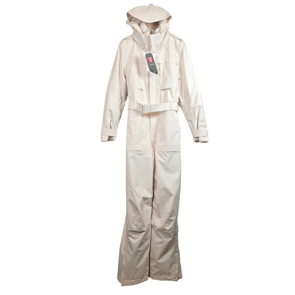 Halfdays Murphy Ski Suit Womens Size XL Oat Milk One Piece Snowboard Snow Winter